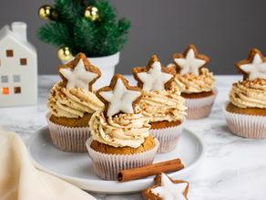 Zimtstern-Cupcakes
