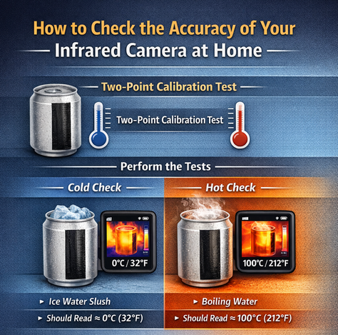 How to Check the Accuracy of Your Infrared Thermal Camera at Home (Two-Point Temperature Verification Guide)