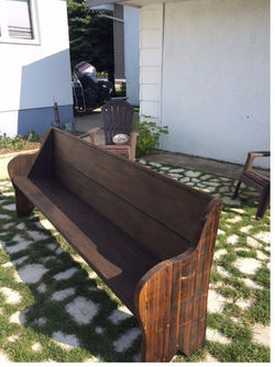 church bench