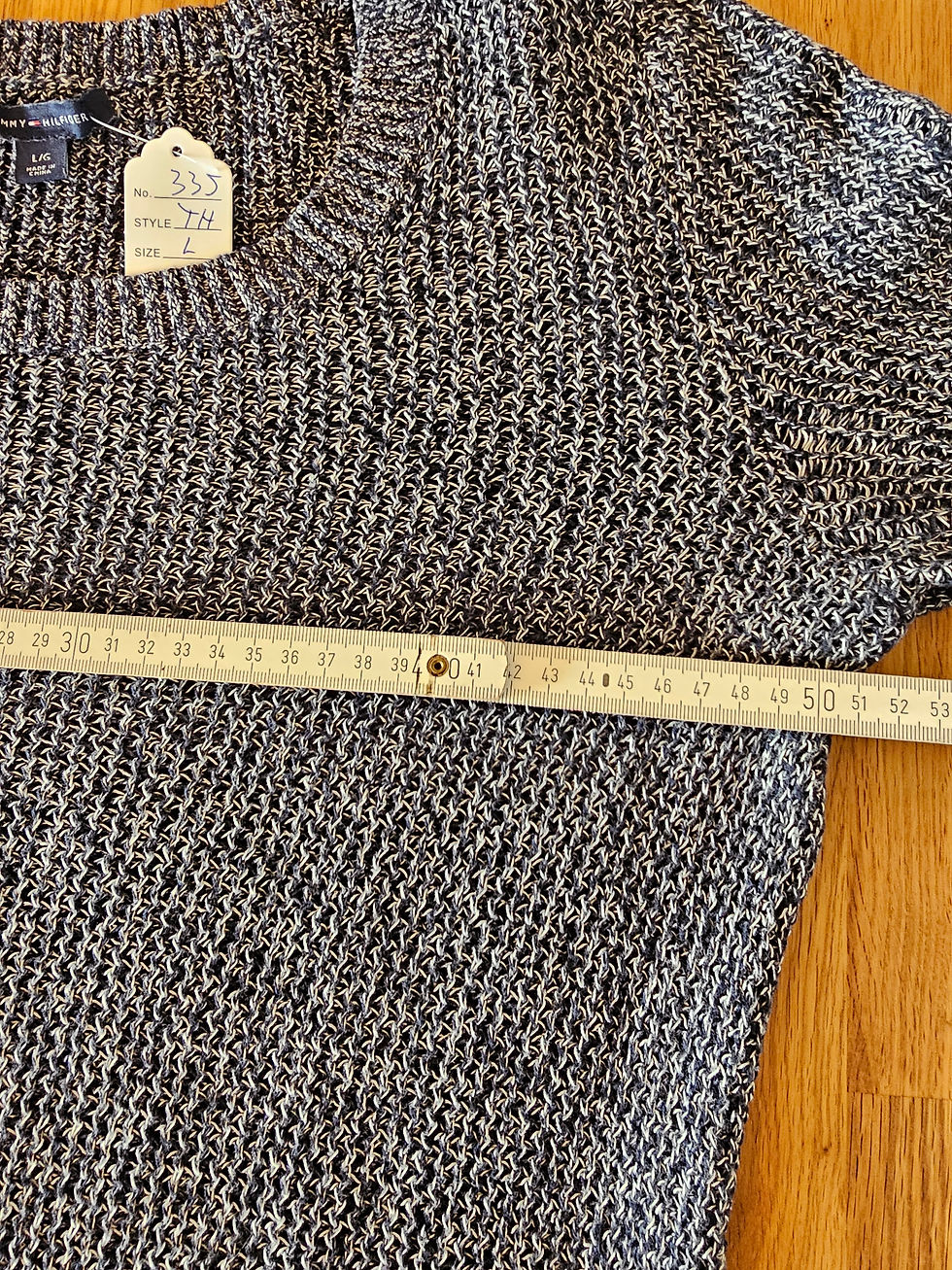 Miniaturbild: Tommy Hilfiger Damen Langpullover – Größe L – grau meliert 