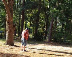 Bob setting up drone