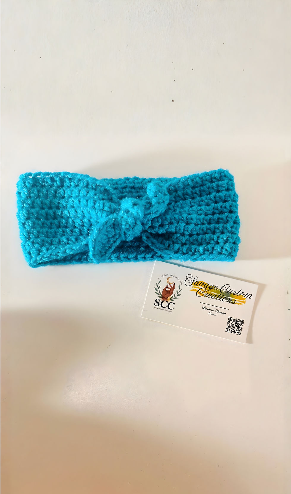 Tiny Tide Crochet Bow Earwarmer