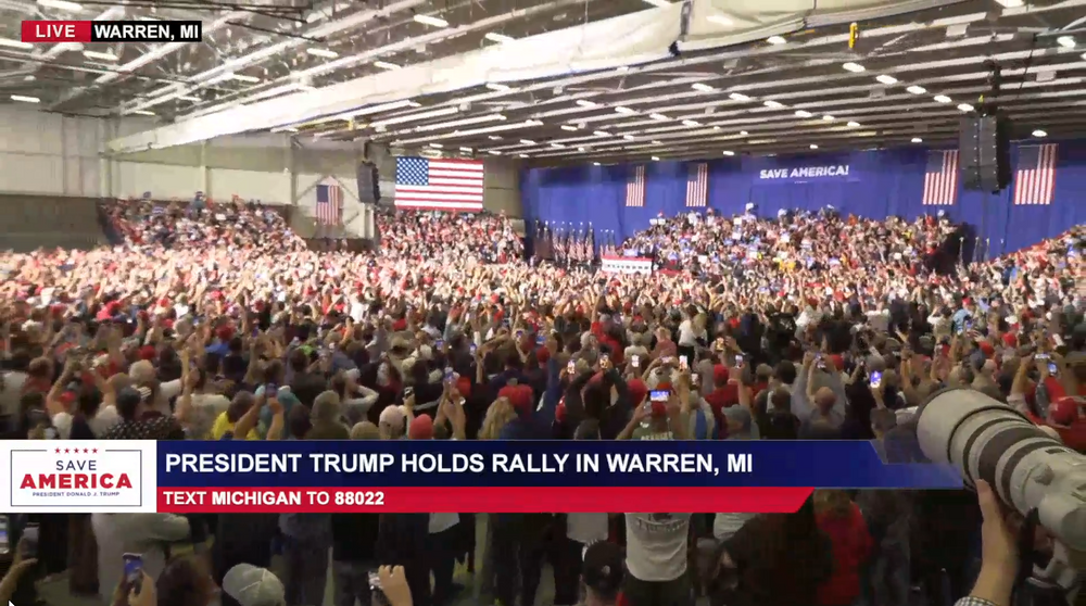 President Donald J. Trump in Warren, MI 10.1.2022