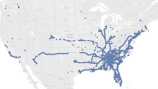 All roads (and patterns of life of 242 mules) led to Georgia in 2020.