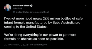 Potato: More good news, America is receiving foriegn aid due to incompetence and treasonous behavior