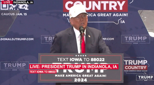 President Trump in Indianola, IA 