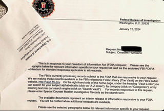 CROSSFIRE HURRICANE FOIA DOC DUMP