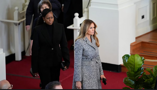 Melania Trump joins first ladies at Rosalynn Carter memorial