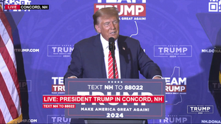 President Trump in Concord, NH
