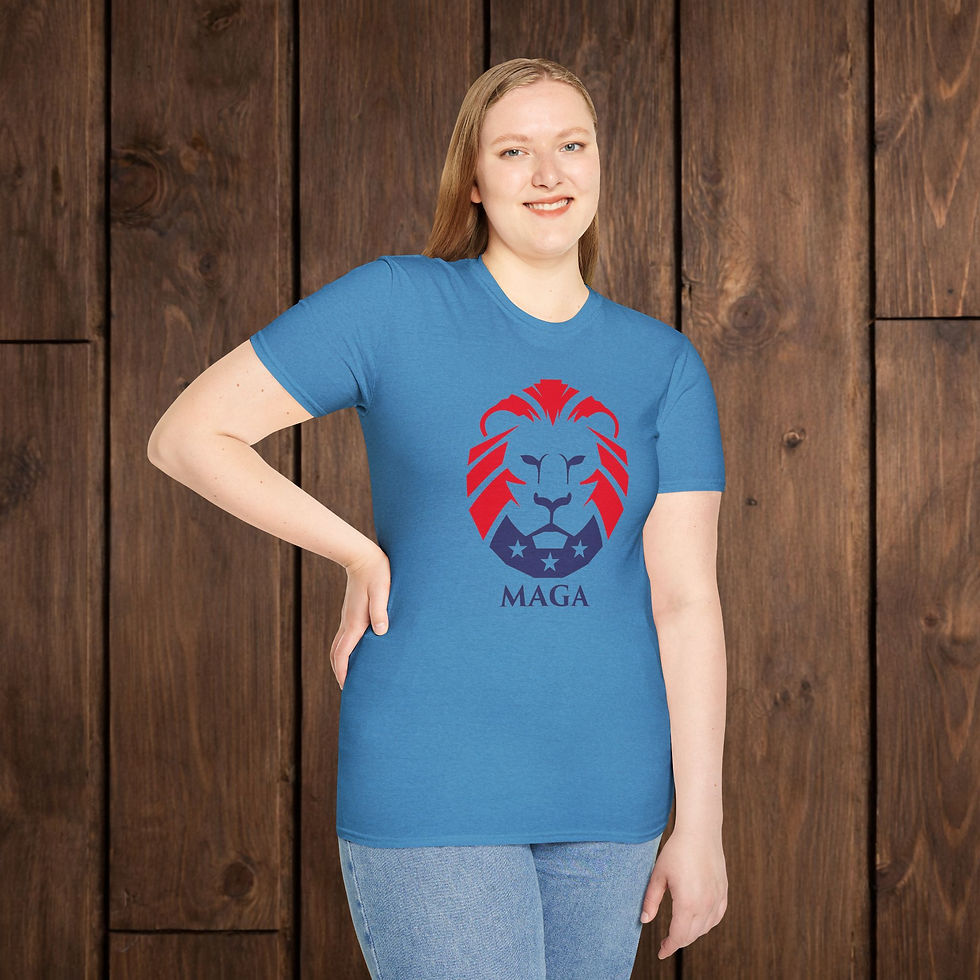 Миниатюра: MAGA Lion T-Shirt — Bold Patriotic Graphic Tee