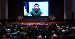President Zelensky tells U.S. Congress that Ukraine needs the fighter planes, now.