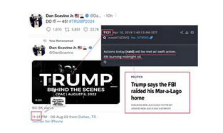 Actions today [raid] will be met w/ swift action. DOIT Q