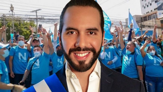 EL SALVADOR - The streets erupt in celebration of fireworks as President Nayib Bukele is reelected in a historic landslide.