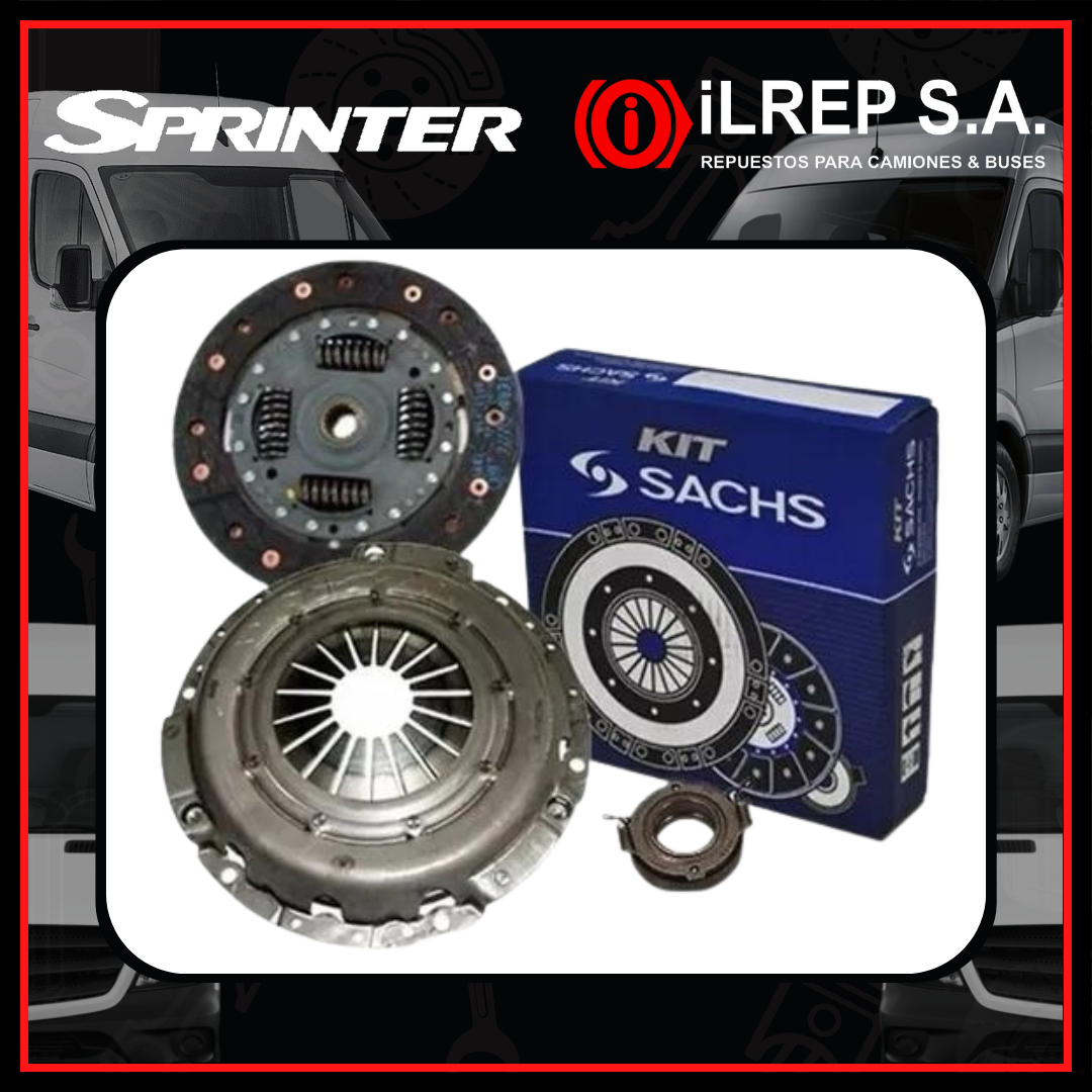 KIT EMBRAGUE SACHS MB. SPRINTER 310/312 MOTOR MAXION 2.5