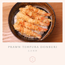 Prawn Tempura Donburi えび天丼