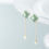 Thumbnail: Hana Ceramic Drop Earrings - Pistachio
