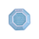 Thumbnail: Mini Octagonal Dish - Light Blue