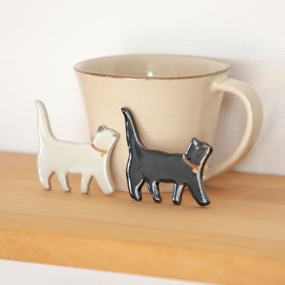 Thumbnail: Cat Chopstick Rest (Black)
