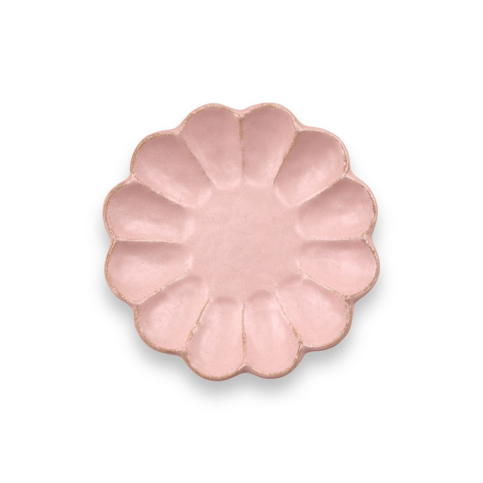 Thumbnail: Kaneko Kohyo Rinka Soup Cup and Plate - Pale Pink