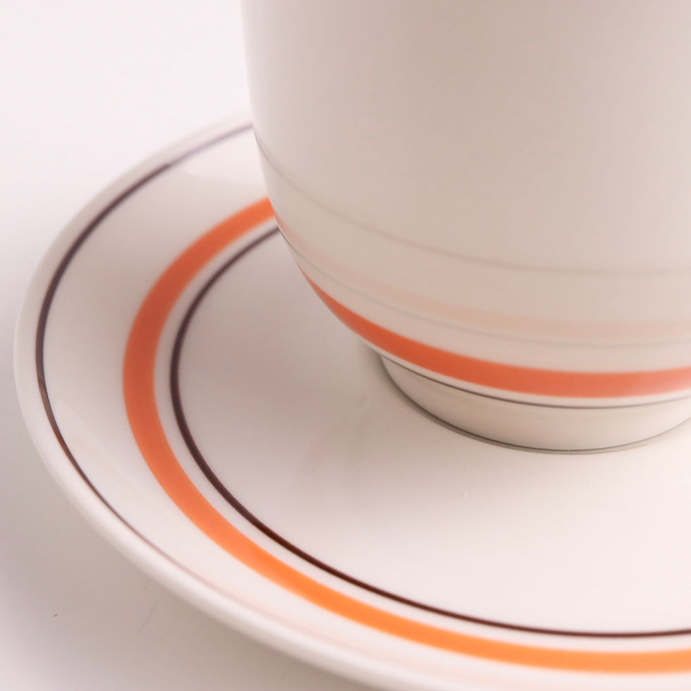 Thumbnail: Retro Coffee Cup & Saucer