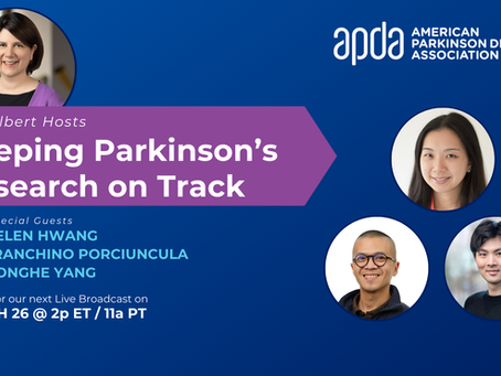Webinar (3/26, 2pm): Keeping Parkinson's Research on Track