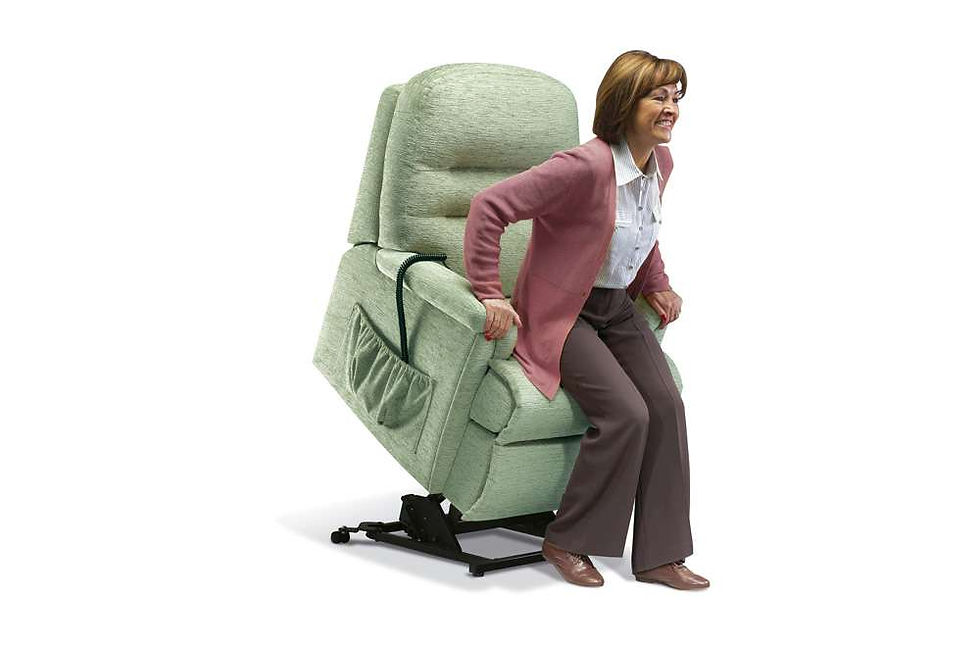 Thumbnail: Sherborne Keswick Royale Lift & Rise Care Recliner Chair