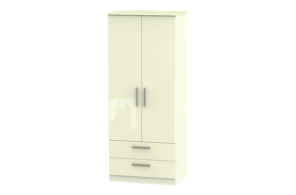Thumbnail: Loire 2 Door, 2 Drawer Wardrobe
