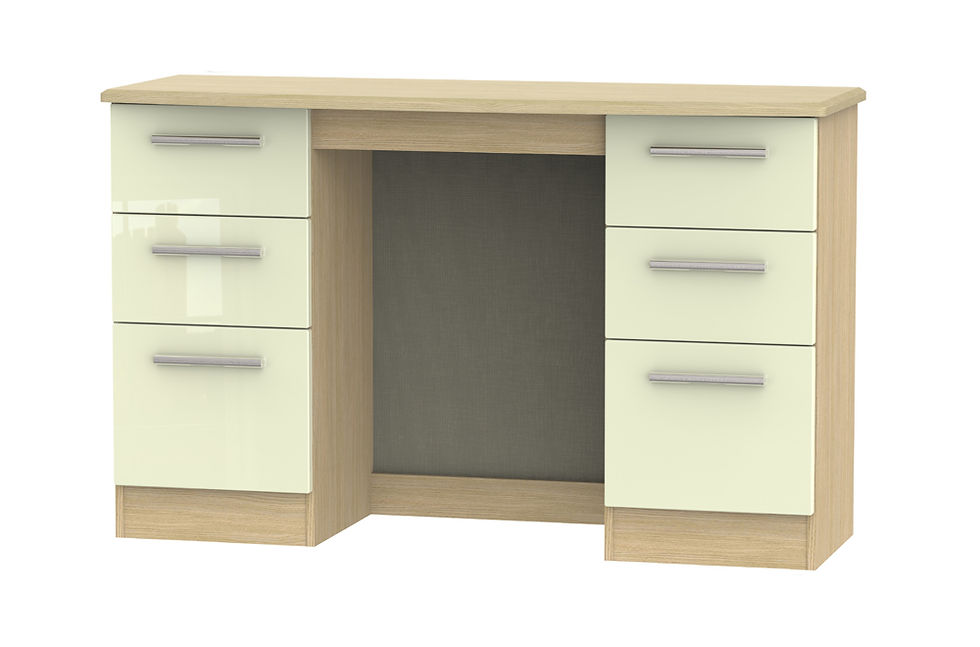Thumbnail: Loire 6 Drawer Kneehole Dressing Table