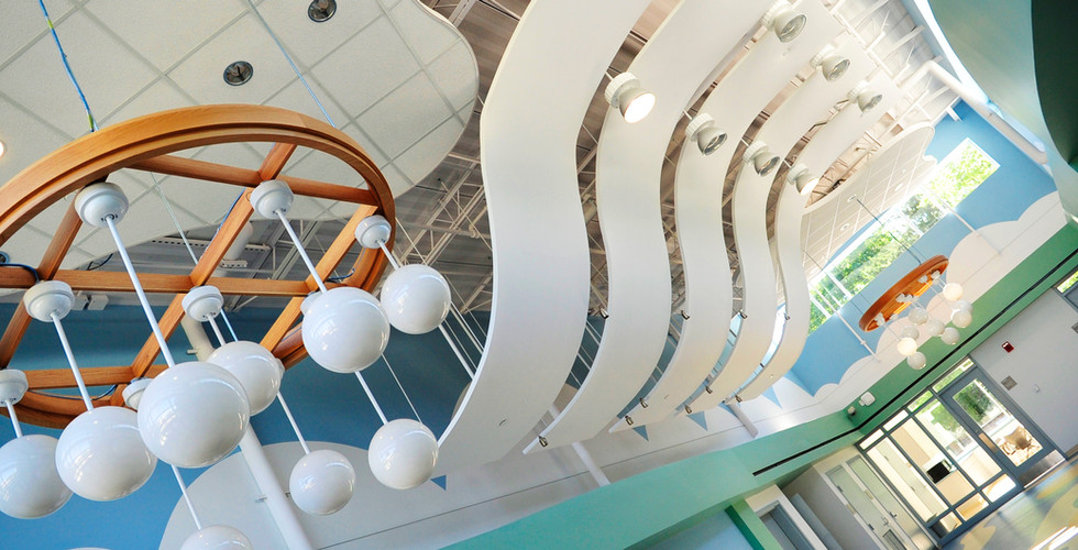 Deanwood Recreation Center & Library - interior lobby