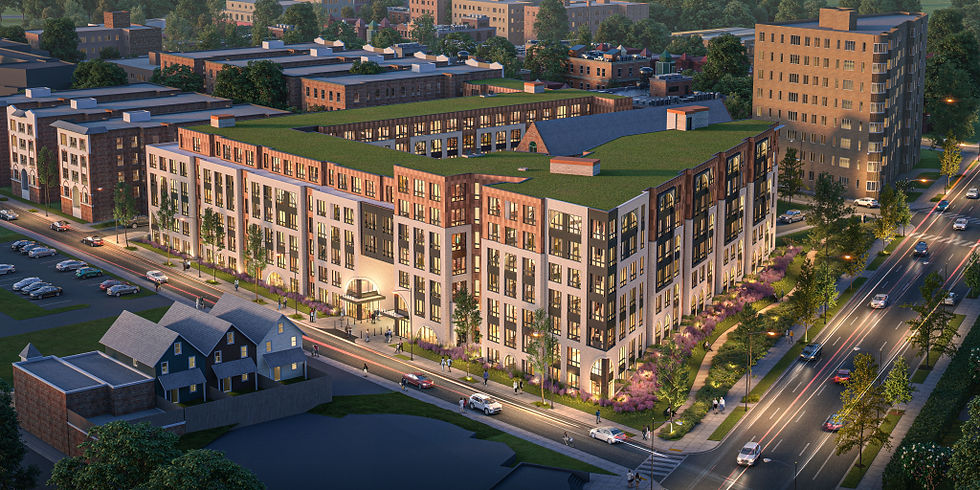Urban Village exterior rendering