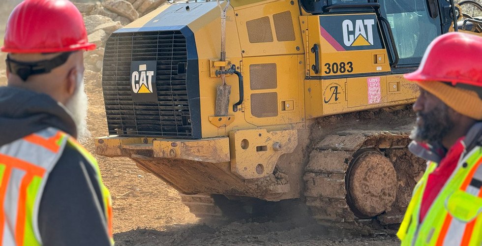 Barry Farm Infrastructure construction
