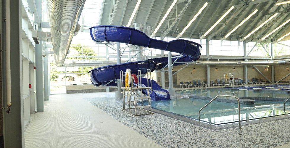 Deanwood Recreation Center & Library - pool with waterslide