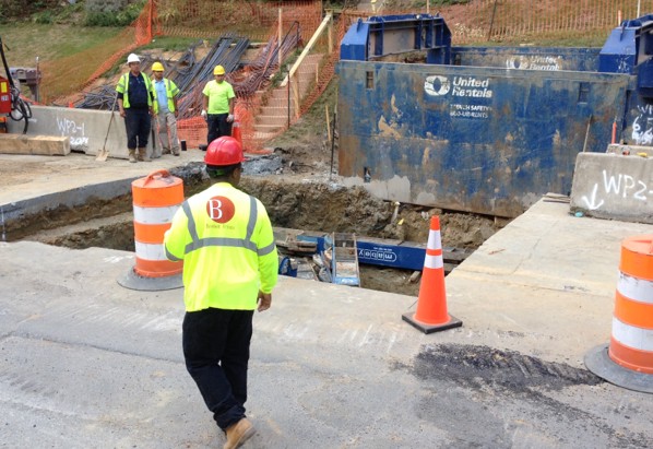 Dale Drive Road Infrastructure Project construction