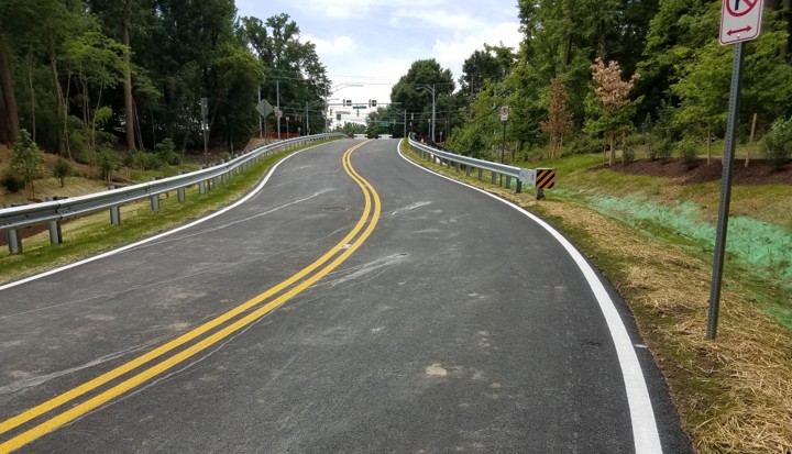 Platt Ridge Infrastructure - construction - completed road