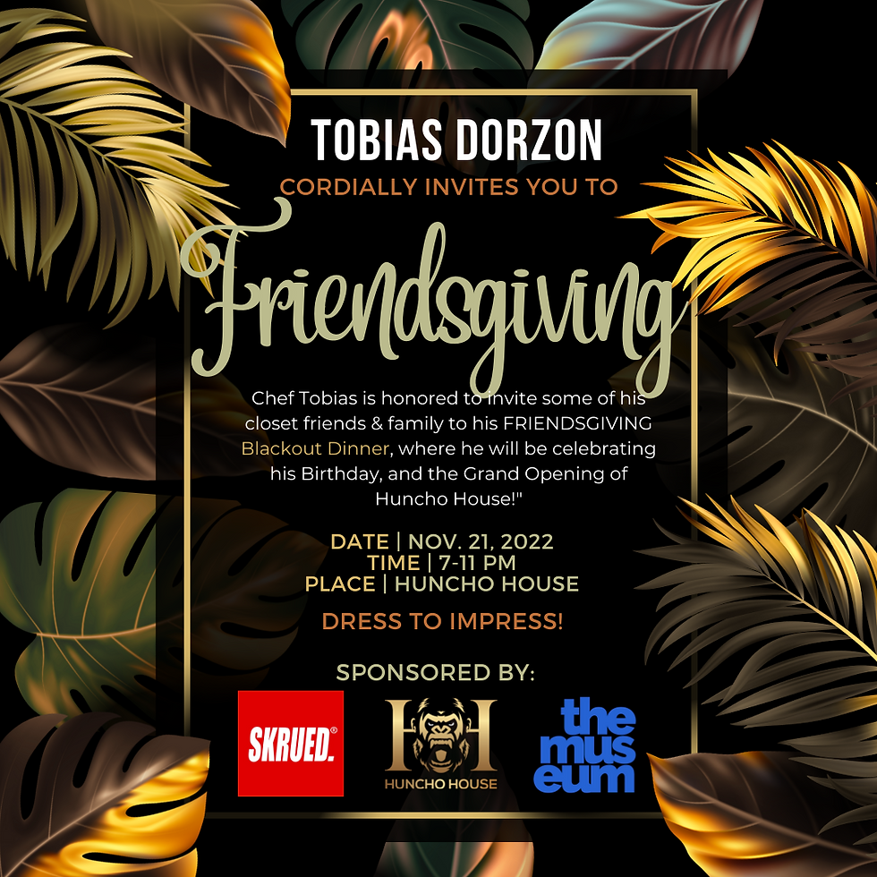 Friendsgiving 2022 RSVP - Invite Only