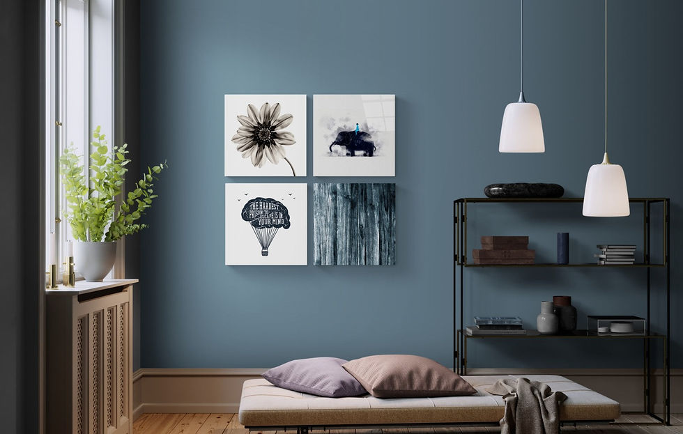 Thumbnail: Mind - Quad Glass Print Wall Art