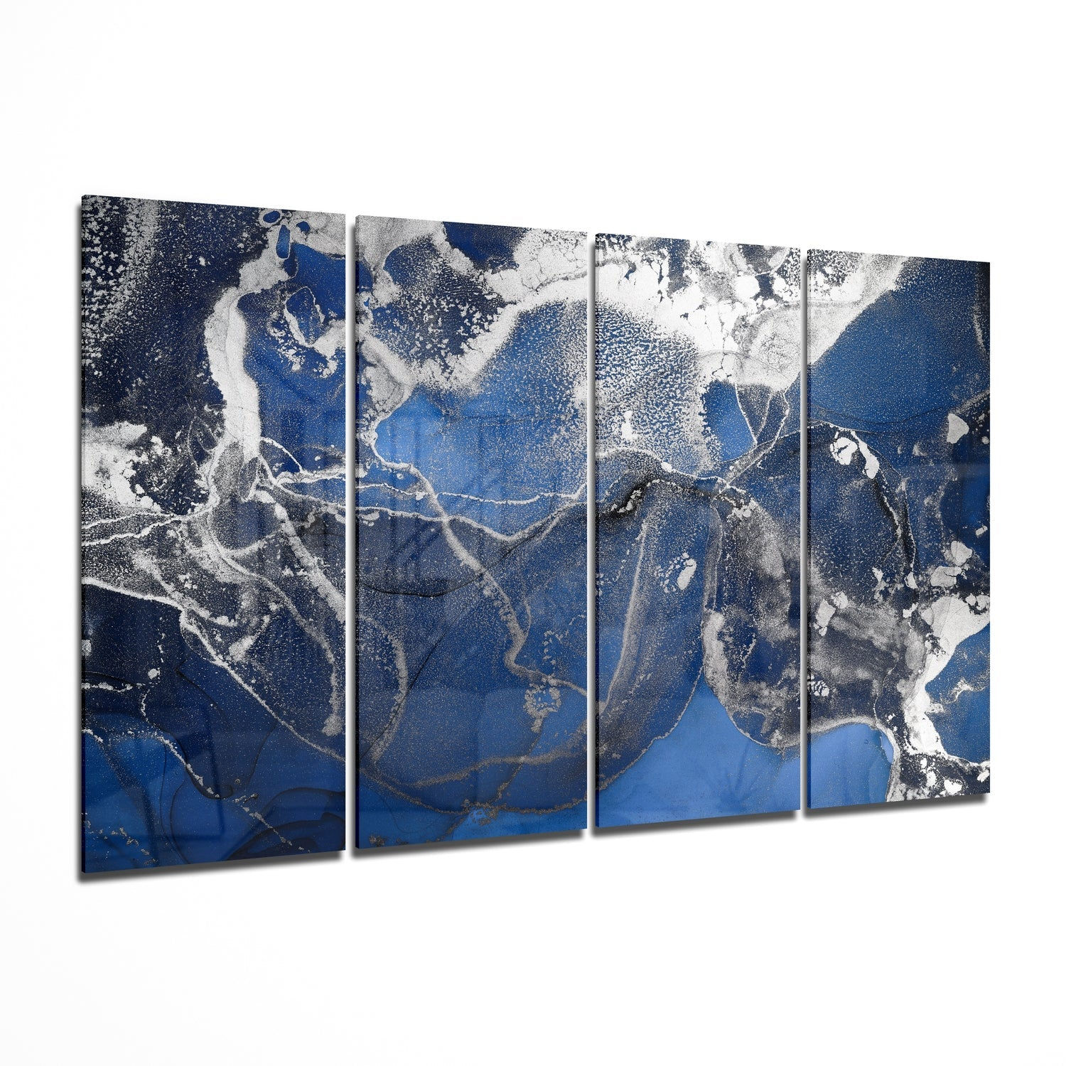 Blue Marble - Mega Glass Print Wall Art