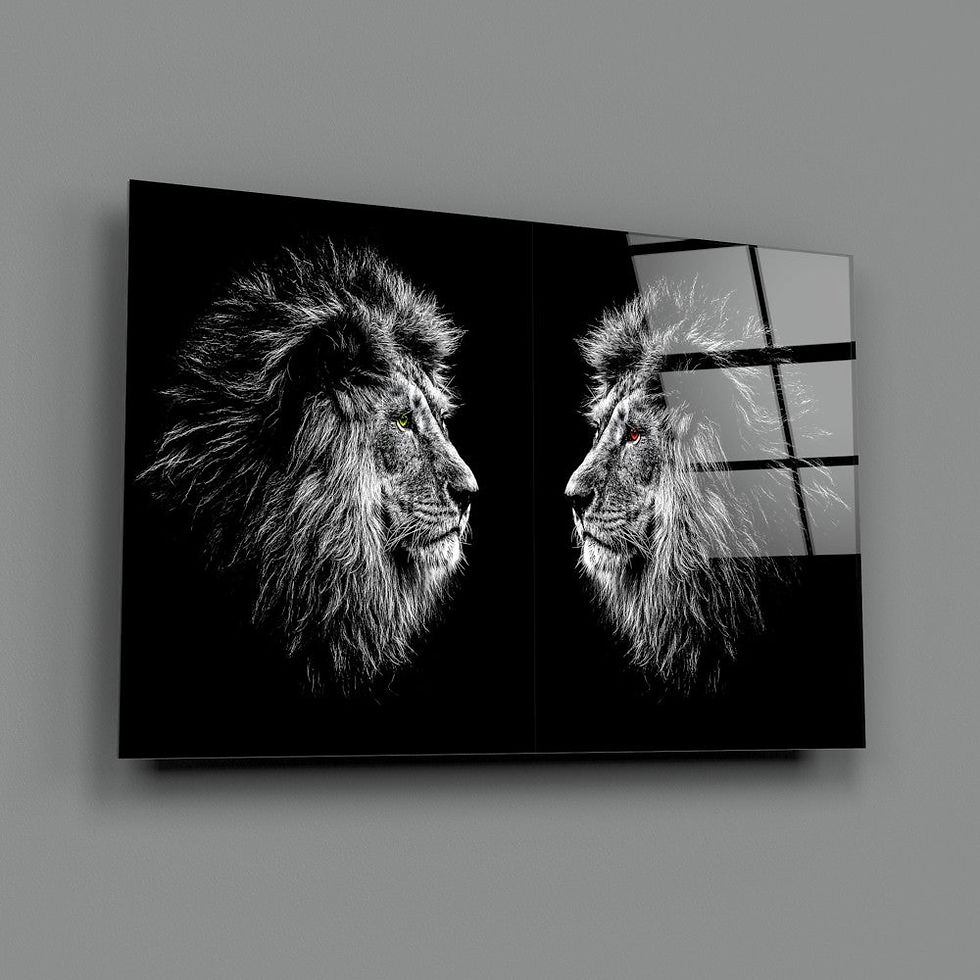 Thumbnail: Lion II Glass Print Wall Art