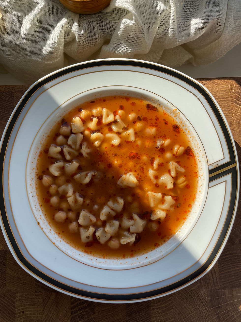 Yüksük Çorbası (Turkish Dumpling Soup)