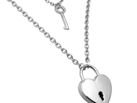 Matching Lock & Key Couple Necklaces