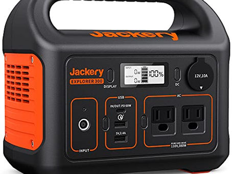 Jackery Explorer portable power station for camping
