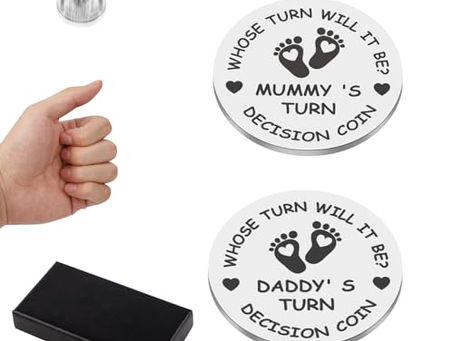 Mom or Dad? New Parent Decision Coin