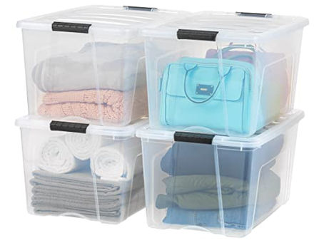 72-Qt Latching Plastic Storage Box
