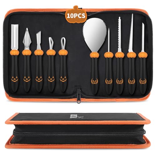 Stainless steel pumpkin carving kit