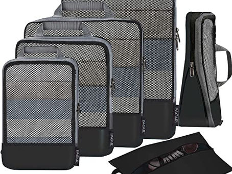 Expandable Compression Packing Cubes (4/6/8-Piece Set)