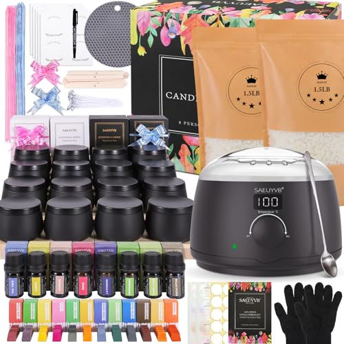 Soy Candle Kit with Hot Plate (Starter Set)