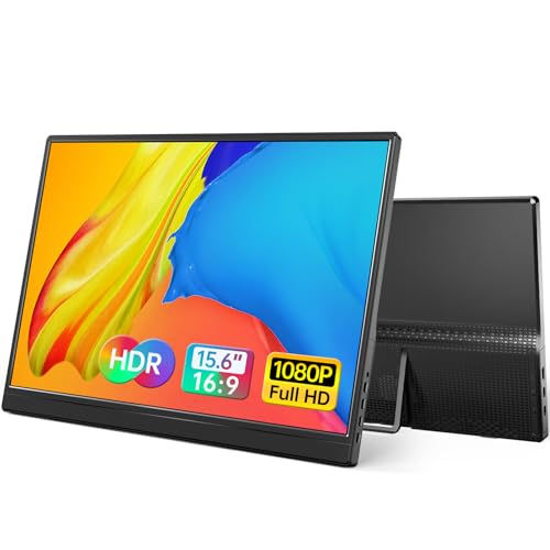 15.6-Inch 1080p Portable Monitor with USB-C