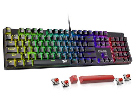 Redragon wired mechanical gaming keyboard with backlight
