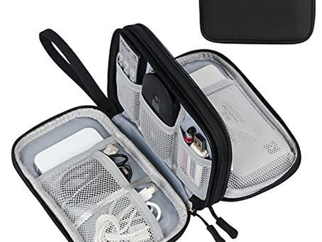 Double-Layer Waterproof Travel Cable Organizer