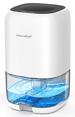 Quiet bedroom and RV dehumidifier with auto shutoff